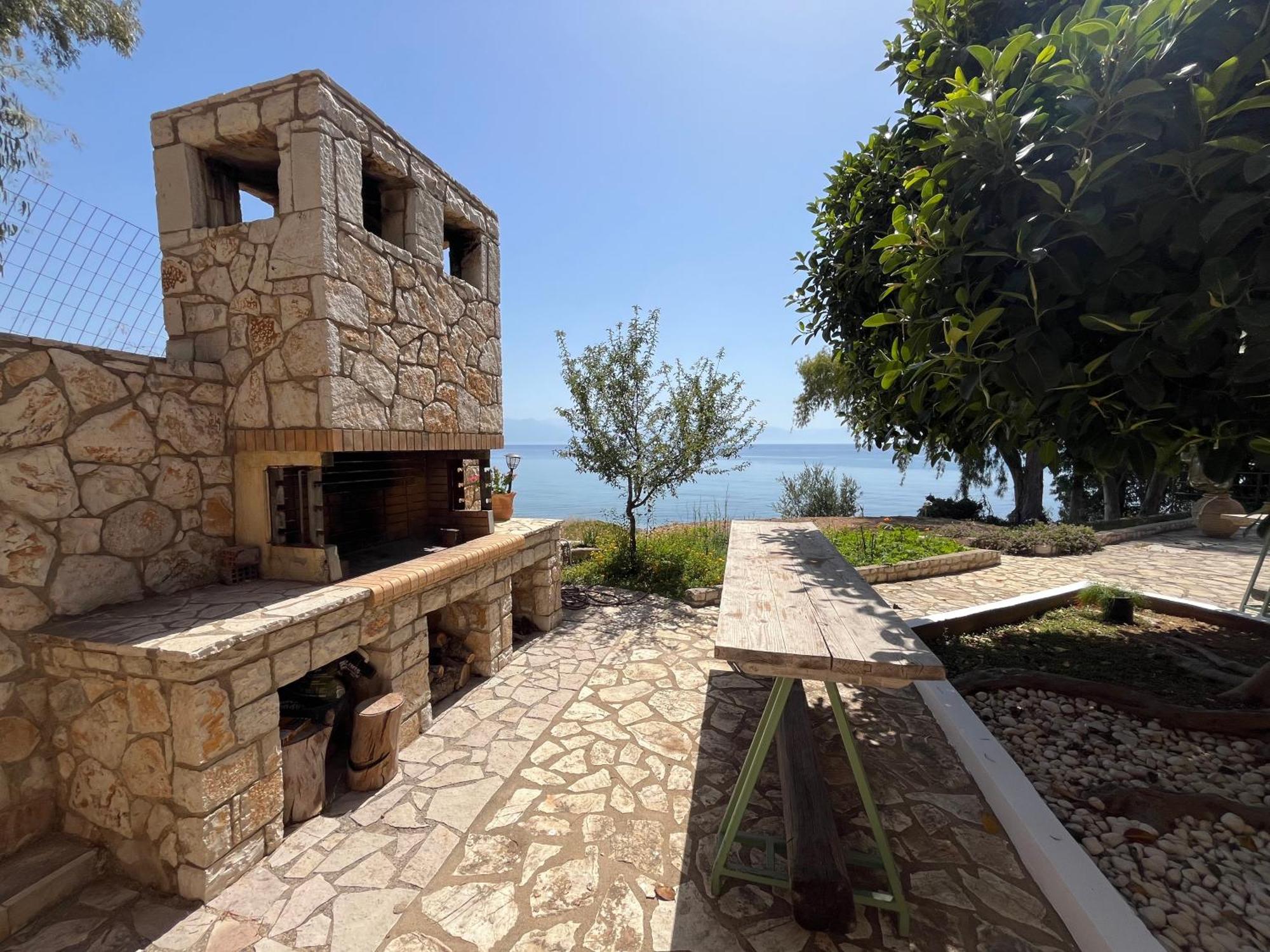 9 Muses Villas Chrani Bagian luar foto