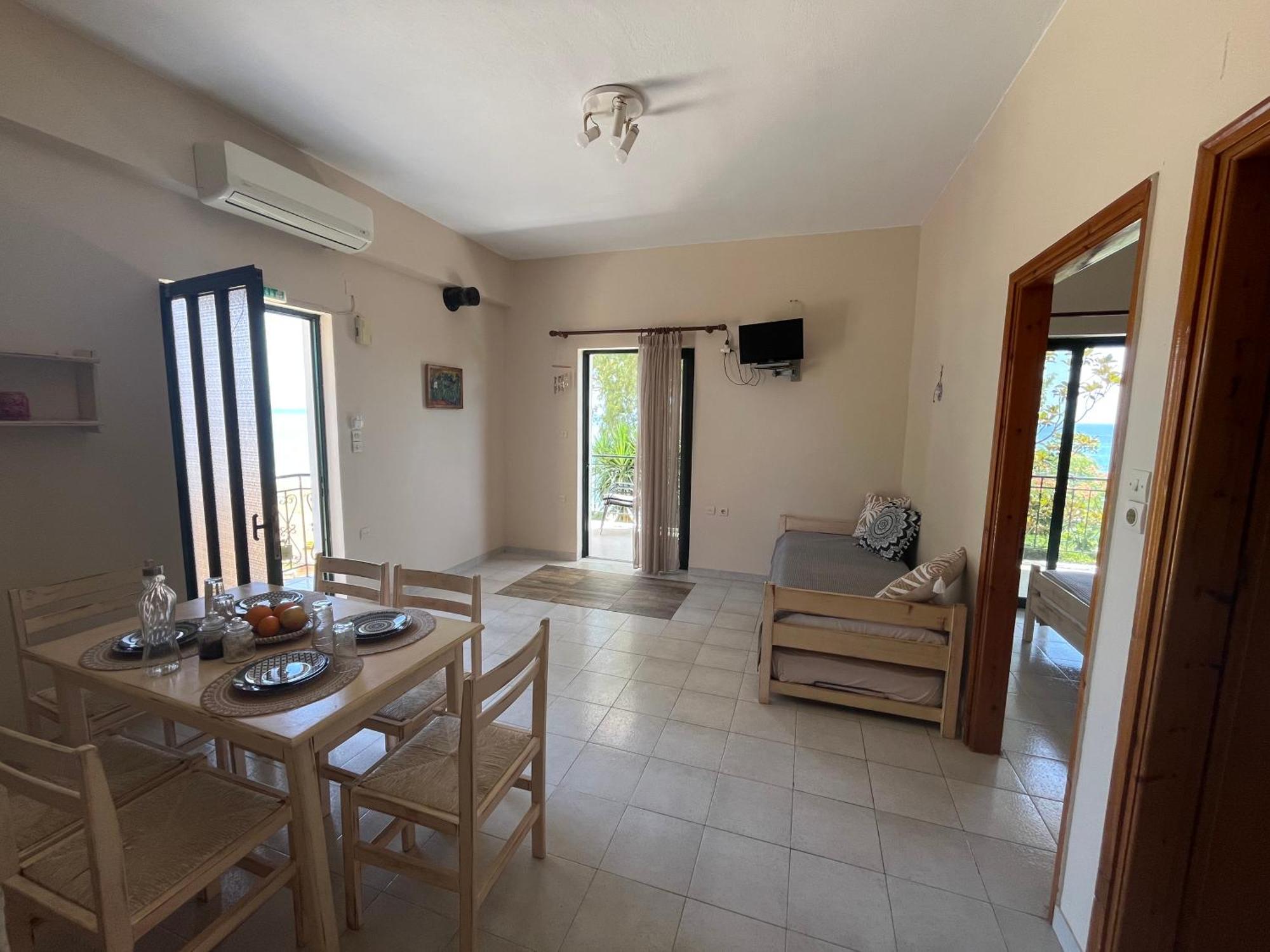 9 Muses Villas Chrani Bagian luar foto